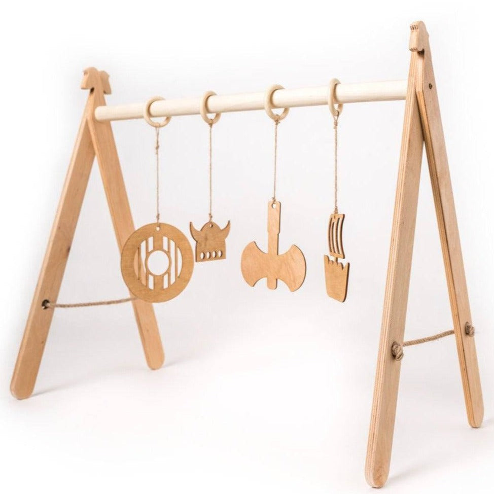 Wooden play gym for baby (Viking gym) - EWART WOODS